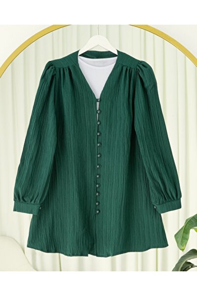 HİJABAYA Πουκάμισο με κουμπιά και λαιμόκοψη σε σχήμα V