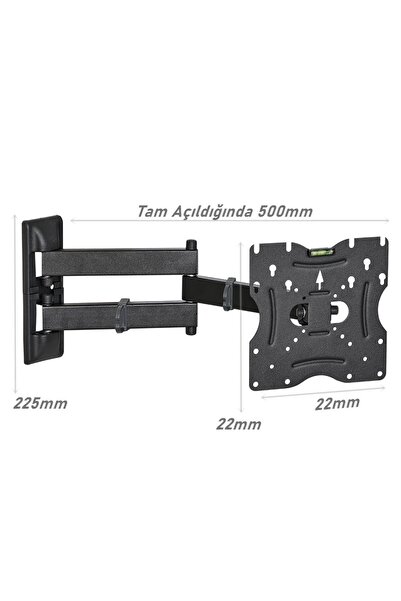TechMore Hareketli Tv Askı Aparatı [22-40] Arası Ekranlara Uygun Asma Aparatı...