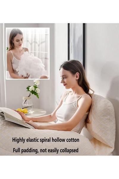 VOGMAX Large J-Shaped Pregnancy Body Pillow for Side and Stomach Support
