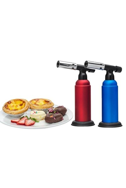 FIRAT HIRDAVAT Bs-850 Çift Alev Çıkışlı Bütan Gaz Torch Pürmüz Mavi Alev
