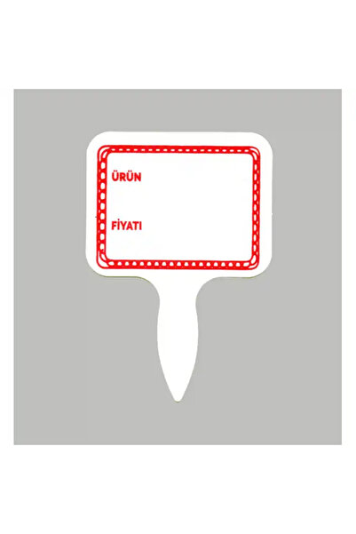 MT PVC Yaz-Sil Tatlıcı,Baharatçı,Kuruyemişci Mini Fiyat Etiketi 20 li Pk