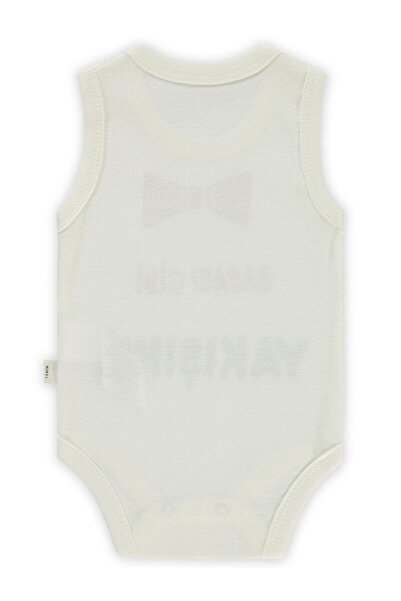 Civil Baby Красив като баща си Печатен Sfr.Kol1-36 месеца Боди с копчета - Ек...