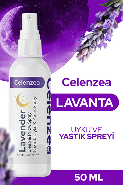 Celenzea Lavanta Doğal Lavanta Uyku Ve Yastık Spreyi Lavender Sleep And Pıllow Spray 50 ml