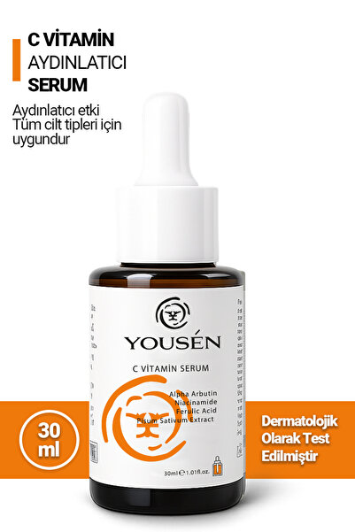 Yousen Leke Görünümünü Azaltmaya ve Ton Eşitlemeye Yardımcı C Vitamini Serum ...