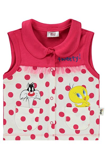 TWEETY 6-18 Months Baby Girl Ecru Vest