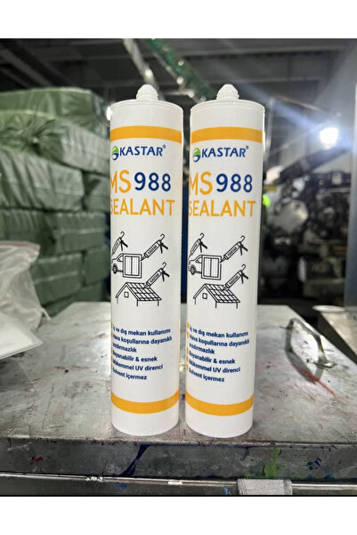 VARSAN KASTAR Yüksek Kalite Çelik Ultra Pu Mastik Silikon [300 ML] SİYAH-BEYA...