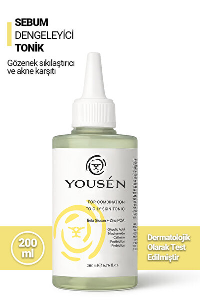 Yousen Yağlı Ve Karma Ciltler Için Gözenek Sıkılaştırıcı Ve Sebum Dengeleyici...