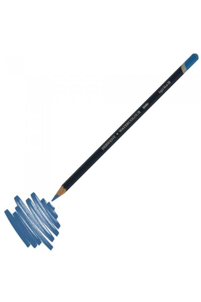 Derwent أقلام تلوين قابلة للذوبان بالألوان المائية باللون الأزرق الفاتح