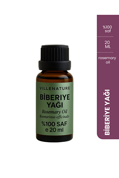 VILLENATURE Biberiye Yağı "Rosemary Oil" Rosmarinus Officinalis %100 Saf ve U...
