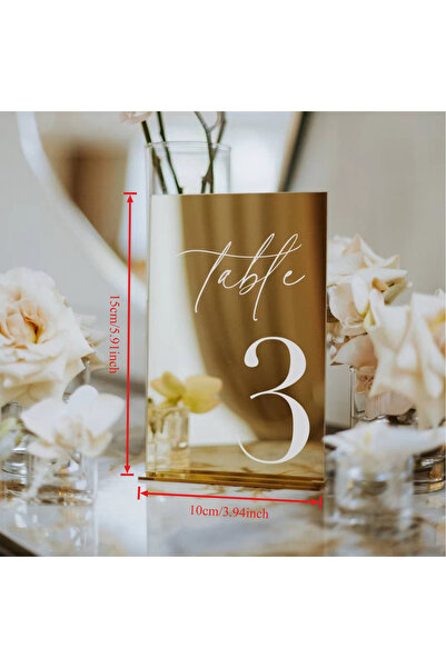 Choice11 بطاقات أرقام طاولات زفاف ذهبية من 1 إلى 10، مقاس 15 سم، من 1 إلى 25،...