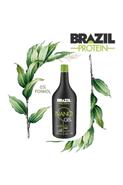 Brazil Protein برازيل بروتين نانو جل 1000 مل - بروتين معالج للشعر الجاف والفروة الجافة .