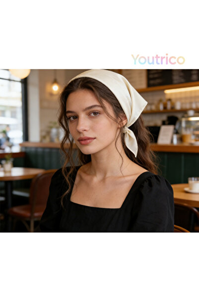 Youtrico Solid color square scarf 70*70cm, headscarf, bag accessory