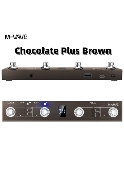Choice وحدة تحكم MIDI قابلة للبرمجة من نوع Chocolate Plus Brown M-VAVE Cholat...