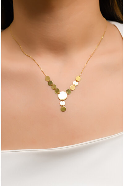 güneyler altın PULLU KOLYE 14 AYAR A052290