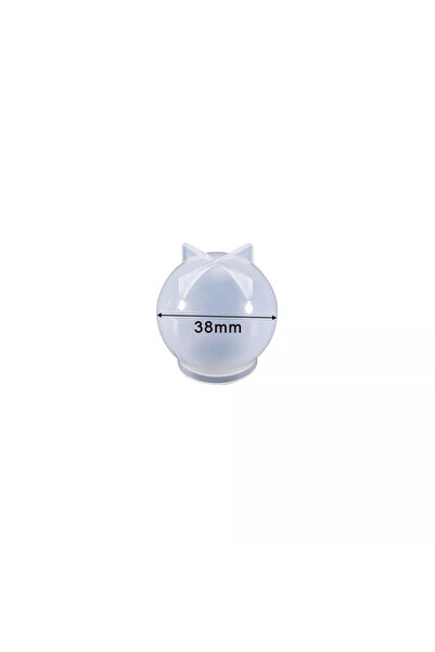 Choice 38mm 35-80mm 3D Crystal Ball Shape Silicone Mold Pendant Mould For Epoxy Resin DIY Jewelry Making T