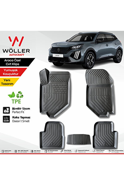 wöller Peugeot 2008 Paspas 2019 2026 Arası Uyumlu 3d Havuzlu Paspas