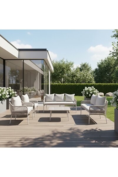 DEC4 طقم جلسات خارجيه 7شخص بتصميم فاخر