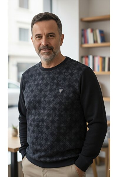 güncüoğlu GÜNCÜOĞLU YUVARLAK YAKALI ERKEK SELANİK SWEATSHIRT