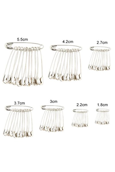 Choice3 دبابيس أمان من الفولاذ المقاوم للصدأ من كرابول، 55 مم، 100 قطعة، لتحد...