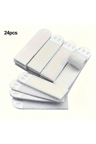 Choice شريط لاصق أبيض 24 قطعة (12/24 قطعة) - سهل السحب ولا يترك أثراً، لتثبيت...