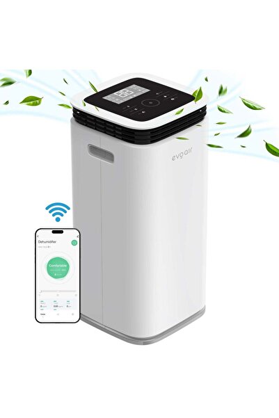 EvoAir Dezumidificator evoair, FlexyDry 22 Smart 22l/24h Functie Ionizare, Us...