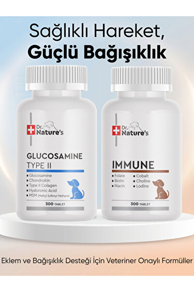 Dr. Nature's KÖPEKLER İÇİN EKLEM DESTEK ÜRÜNÜ( 300 TABLET 2 ADET)