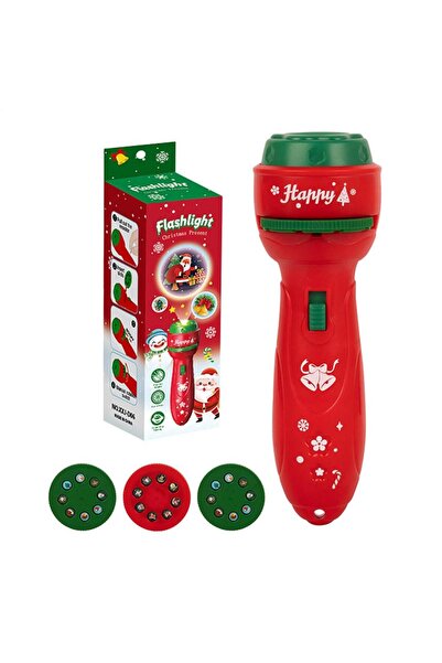 Choice Red915D Christmas Handheld Flashlight projection lamp early education ...