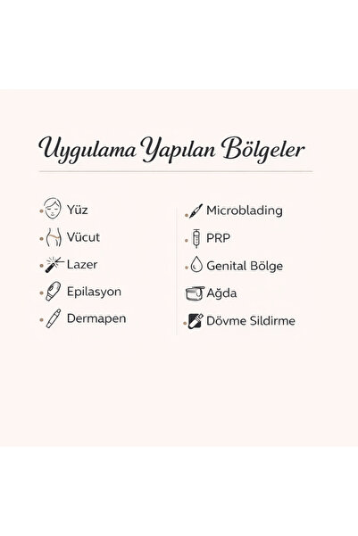 ARMONİKONYA 20 ml Hypnotic Topical Cream Topikal Krem Acı Azaltıcı Epilasyon 20ml Anestezi Krem