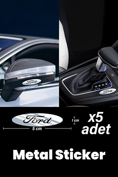 Home FORD uyumlu Metal Sticker 5 Adet Oto Aksesuar Oto Sticker Çıkartma Araba