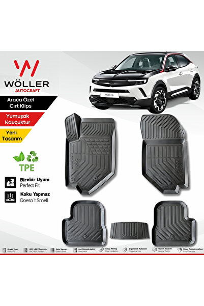 wöller Opel Mokka Paspas 2021 2026 Arası Uyumlu 3d Havuzlu Paspas