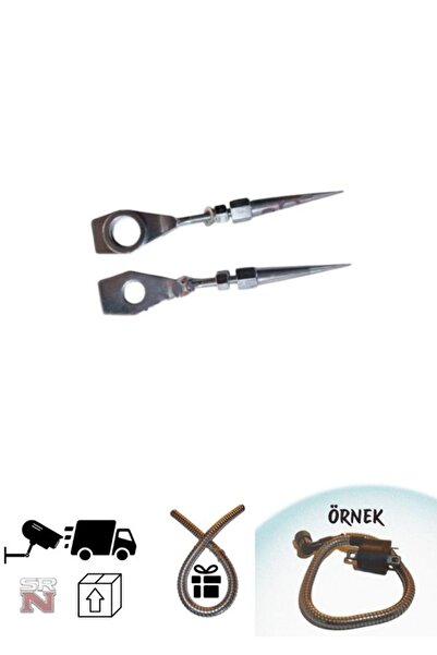 GMS Cup Sfc KH Zincir Gergisi Ve Gri Sivri Somun Seti 6mm + (Buji Kablo kılıfı)