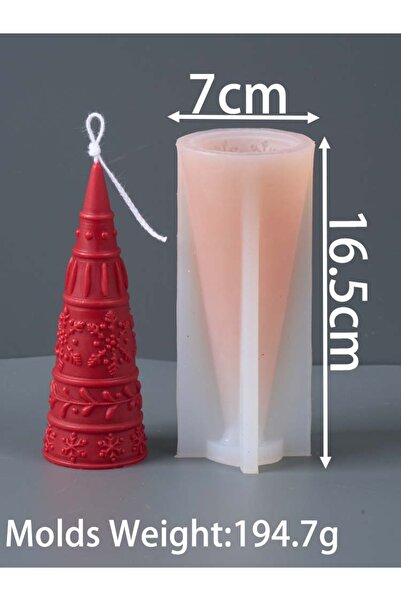 Choice قالب سيليكون كبير على شكل ندفة ثلجية لشجرة عيد الميلاد، لصنع زينة عيد ...