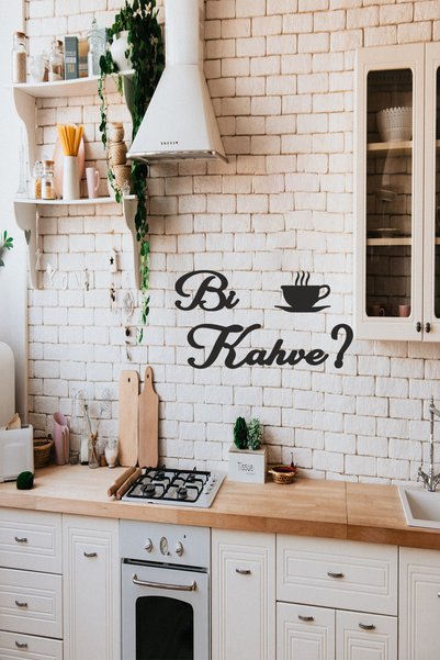 Numa Concept Bi Kahve? Duvar Yazısı Mdf Duvar Dekorasyon Lazer Kesim