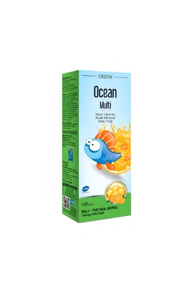Orzax Ocean Multi Ballı Portakallı 150 ml Şurup