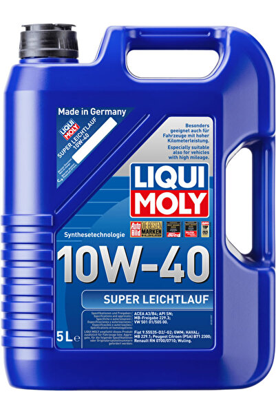 Liqui Moly Super Leitchtlauf 10w-40 5 Lt. Motor Yağı (LM 9505)