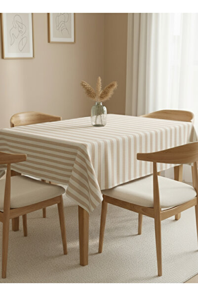 Markaev Натуральна бавовняна скатертина в смужку MSAORT0023