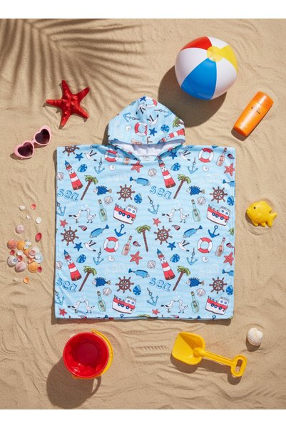 MoveBeach Çocuk Panço Plaj Havlusu 8-12 Yaş