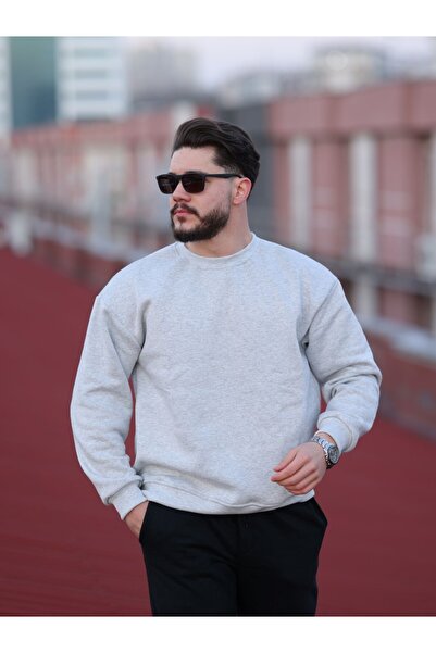 Moda EKM Basic Bisiklet Yaka Relaxed Regular Sweatshirt
