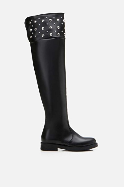 Yaya by Hotiç Siyah Kadın Çizme