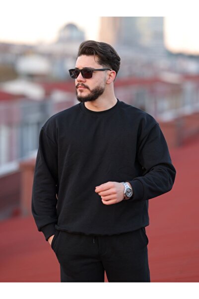 Moda EKM Basic Bisiklet Yaka Relaxed Regular Sweatshirt