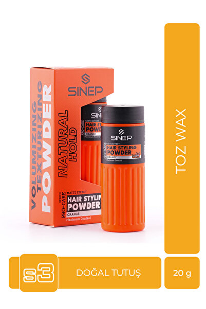 Sinep Toz Wax Doğal Tutuş S3 Orange 20 g