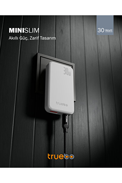 truebo MiniSlim 30W Hızlı Şarj Adaptörü