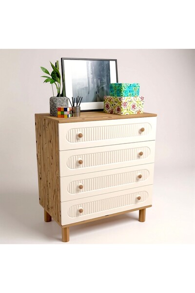 comiet SALLY 4 Çekmeceli Mdf Şifonyer