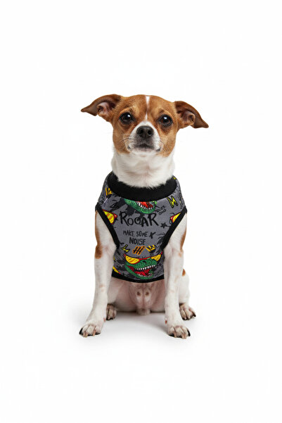 Yumuşak Tüylü Patiler ملابس للقطط والكلاب بنمط الديناصورات - السلالات الصغيرة