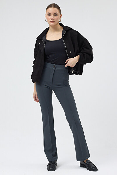 Rays Pantaloni din material subțire cu cusături cu nervuri, drepti/smooth, af...