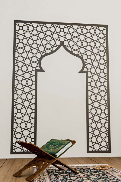iwa concept Ahşap Mihrap Namaz Odası Duvar Dekorasyonu - İslami Duvar Sanatı Ev Ofis Cami Dekoru