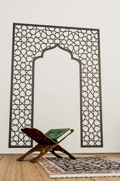 iwa concept Ahşap Mihrap Namaz Odası Duvar Dekorasyonu - İslami Duvar Sanatı Ev Ofis Cami Dekoru