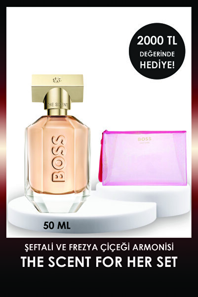 Hugo Boss The Scent For Her EDP Kadın Parfüm 50 ml + Çanta