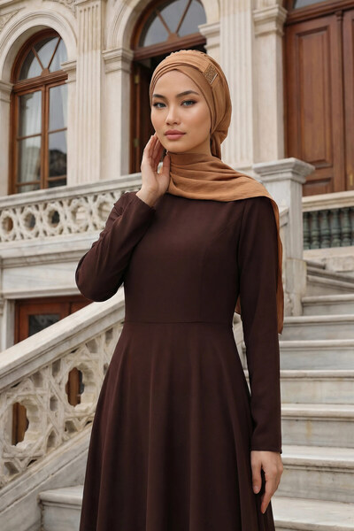 Aisha's Design Έτοιμο τουρμπάν με χρυσά αξεσουάρ που καλύπτει τον λαιμό, Came...