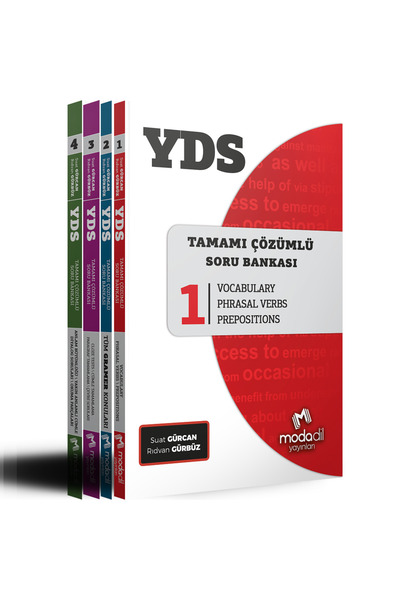 Modadil Yayınları Modadil YDS Tamamı Çözümlü Modüler Soru Bankası Set